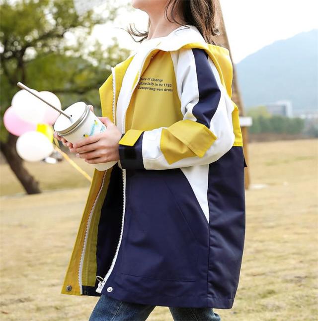 トレンド 子供服 ヒットカラー スポーツスタイル 女の子 コート トップスの通販はau Pay マーケット Grinfactory Au Pay マーケット店