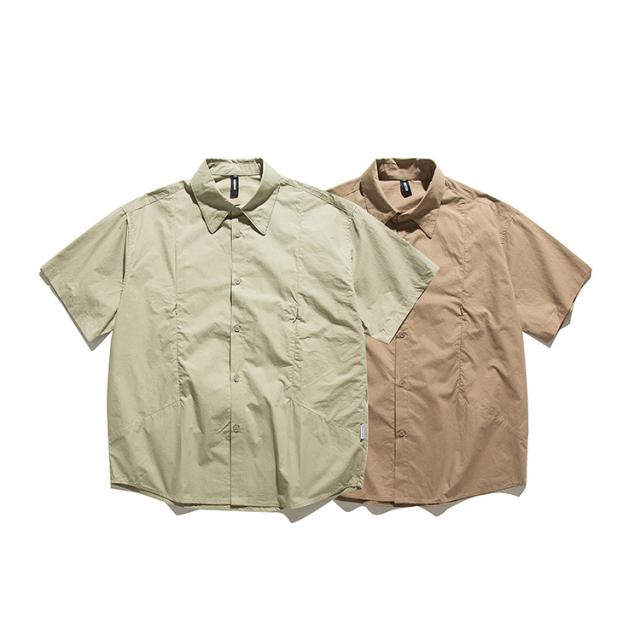 P17413メンズ 2024春夏新作 カジュアル 半袖ワイシャツトッブス ヴィンテージ 無地 / メンズアパレル ファッション OT-2401の通販は 7,610円
