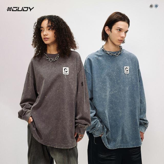 ラウンドネック 長袖 メンズトッブス 字母 2024秋冬新作 Tシャツ 快適な着心地 プリント / メンズアパレル ファッション H118の通販は 6,450円