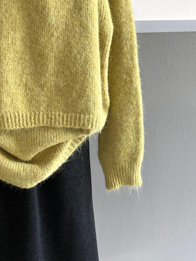 レディース ニット セーター トップス カットソー 着回し 2024冬新作 3色 韓国風 / 88728の通販は