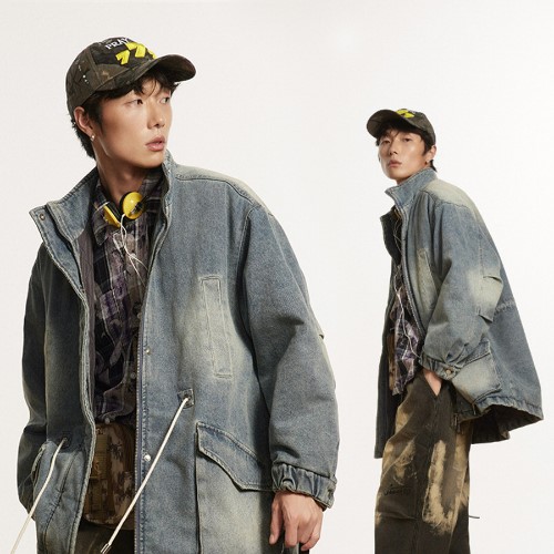 男 アウター ジャケット デニム 2024秋新作 トッブス ヴィンテージ / メンズアパレル ファッション MY143-FSHの通販は