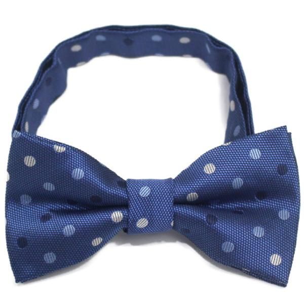 メール便可 蝶ネクタイ ワンタッチ 水色 マルチドット柄 ボウタイの通販はau Pay マーケット カフスマニア新宿