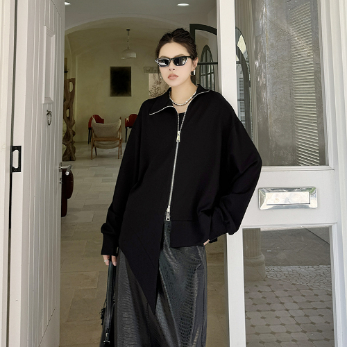 レディース カジュアル パーカー チャック 2024秋冬新作 ヴィンテージ アウター デザイン / レディースアパレル 10191#の通販は 5,968円