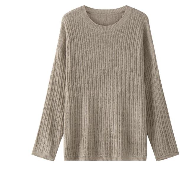 トップス レディース セーター 長袖 2024秋新作 韓国風 ニット ラウンドネック / Z3430の通販は