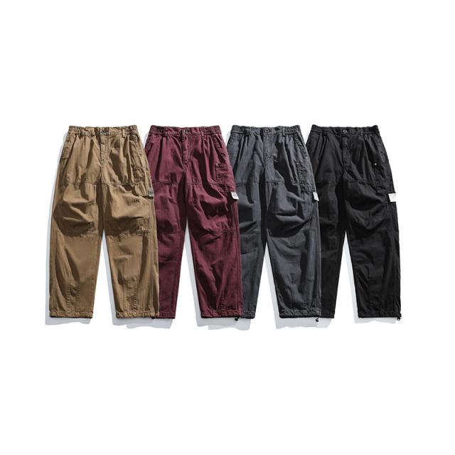 2024秋冬新作 カーゴ ストレート スポーツ メンズ ヴィンテージ ロングパンツ / メンズアパレル ボトムス ズボン NXSS-1737の通販は