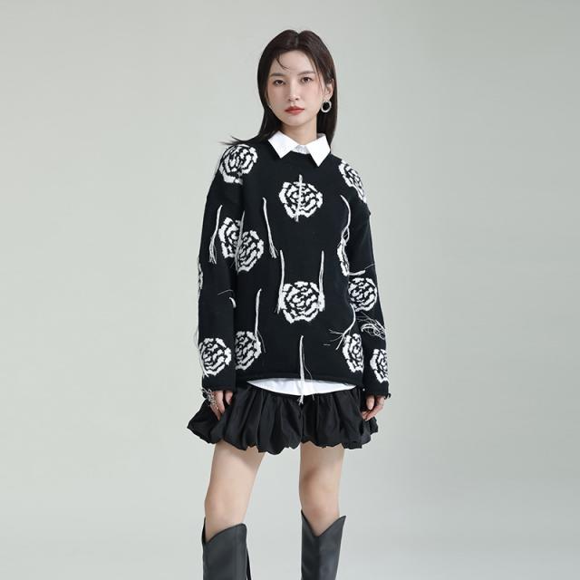 レディース カジュアル 通勤 2023新作 長袖 ニット セーター 上着 / トップスの通販は 6,047円