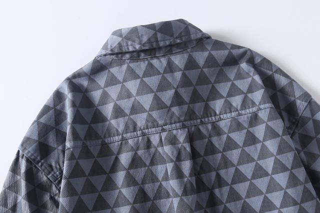 P15699男ワイシャツ 2023秋冬新作 カジュアル 長袖 ヴィンテージ プリント / メンズアパレル トップスの通販は