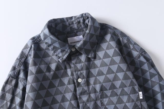 P15699男ワイシャツ 2023秋冬新作 カジュアル 長袖 ヴィンテージ プリント / メンズアパレル トップスの通販は