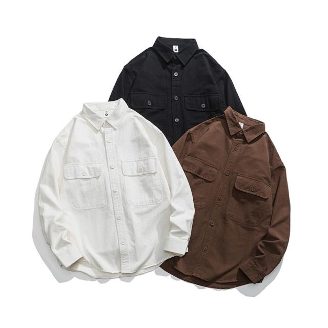 カジュアル 2024春夏新作 長袖 ワイシャツ 無地 トッブス 韓国風 メンズ 男 / メンズアパレル トップス NXA028-LP-103の通販は 7,950円