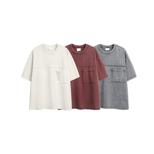 快適な着心地 ヴィンテージラ ウンドネック メンズ Tシャツトッブス 2024春夏新作 半袖 / メンズアパレル ファッション NXB409-2-RT29の通販は 7,280円