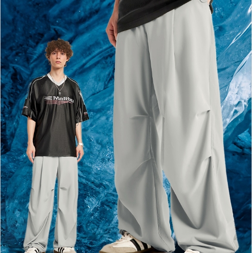 接触冷感 ワイド 男 2024春夏新作 通気 カジュアル ズボン ボトムス パンツ メンズ / 12623S24の通販は 7,280円