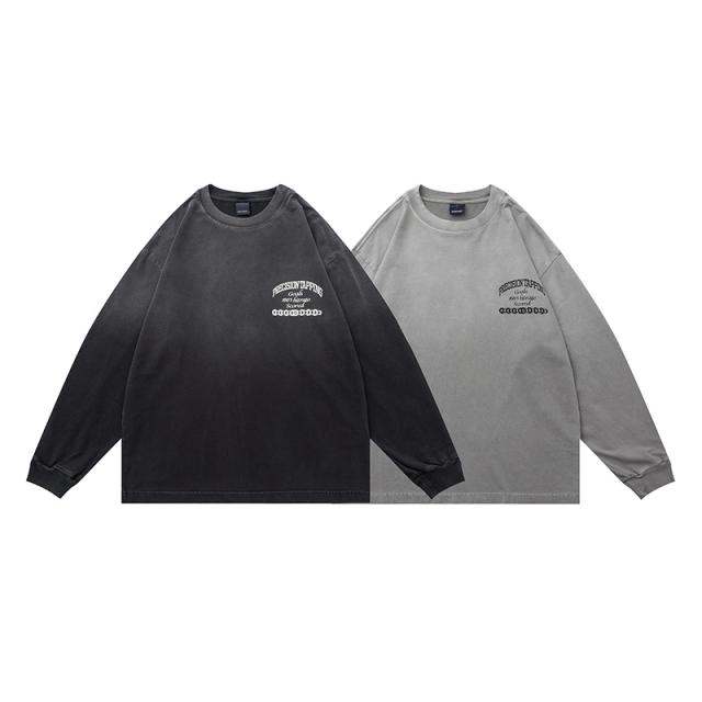 男 カジュアル 長袖 パーカー 韓国風 2024秋冬新作メンズ トップス ヴィンテージ 字母 / メンズアパレル PL1197の通販は 7,120円