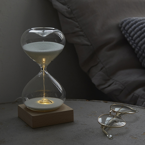 Fun Science 砂時計 LEDライト付 15分計 / サイエンス インテリアの通販は