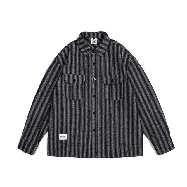 P18583メンズ トップス ワイシャツ ストライプ ファッション 2024秋冬新作韓国風 長袖 / メンズアパレル TF-CS964の通販は 8,280円