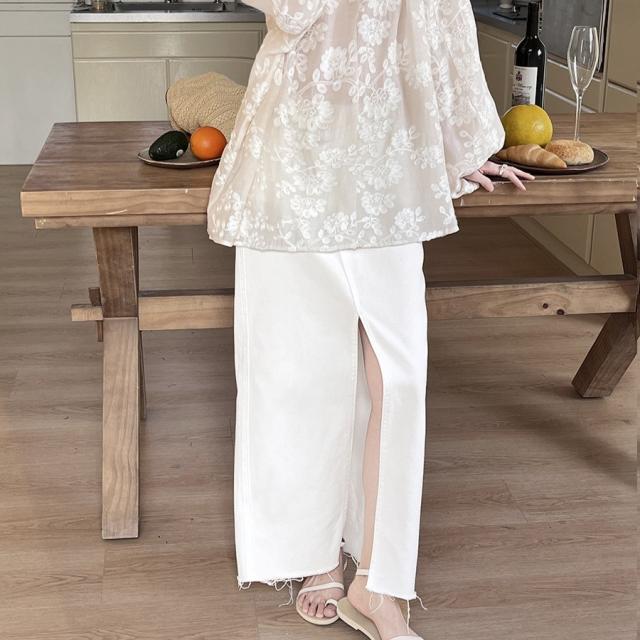 レディース ボトムス ロングスカート ハイウエスト 2025春新作 日系スタイル デニム ファッション / NB9031の通販は