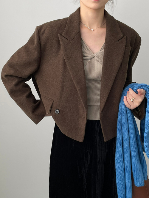 レディース トップス 韓国風 ジャケット スーツ チェスターコート 通勤 2024春夏新作 / 2313の通販は 9,610円