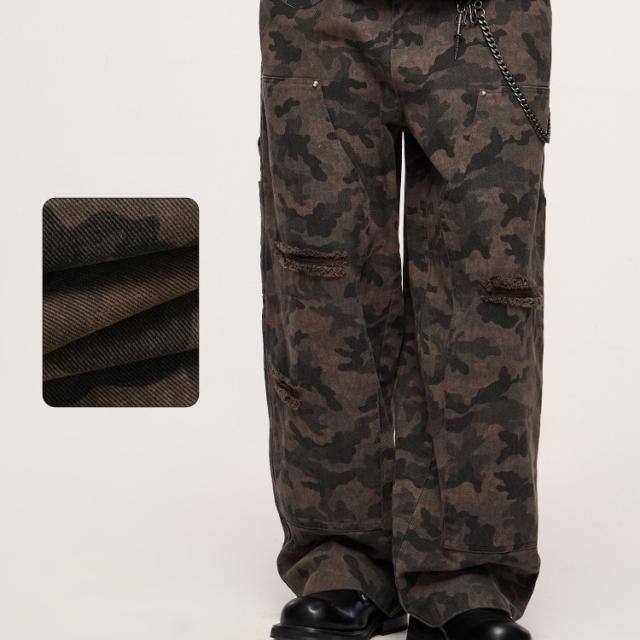 P19158メンズ ズボン カーゴパンツ 2024秋新作 ポケット ヴィンテージ 迷彩 カジュアル アウトドア / メンズアパレル ボトムス 13334W24の通販は
