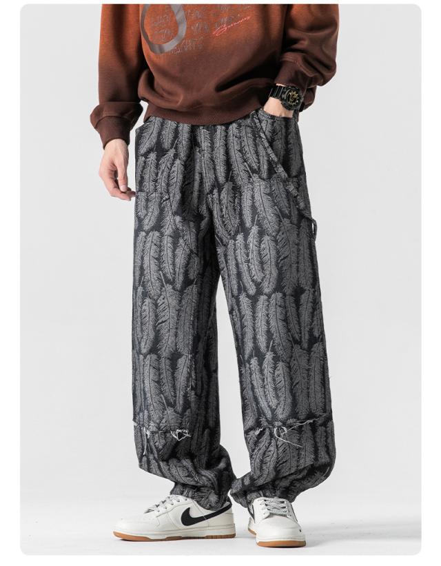 デニム パンツ メンズ 2024秋冬新作 ボトムス ズボン快適な着心地 男女通用 ペアルック / メンズアパレル K938-TFの通販は