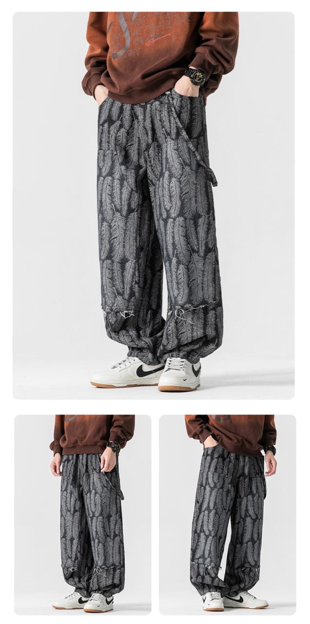 デニム パンツ メンズ 2024秋冬新作 ボトムス ズボン快適な着心地 男女通用 ペアルック / メンズアパレル K938-TFの通販は