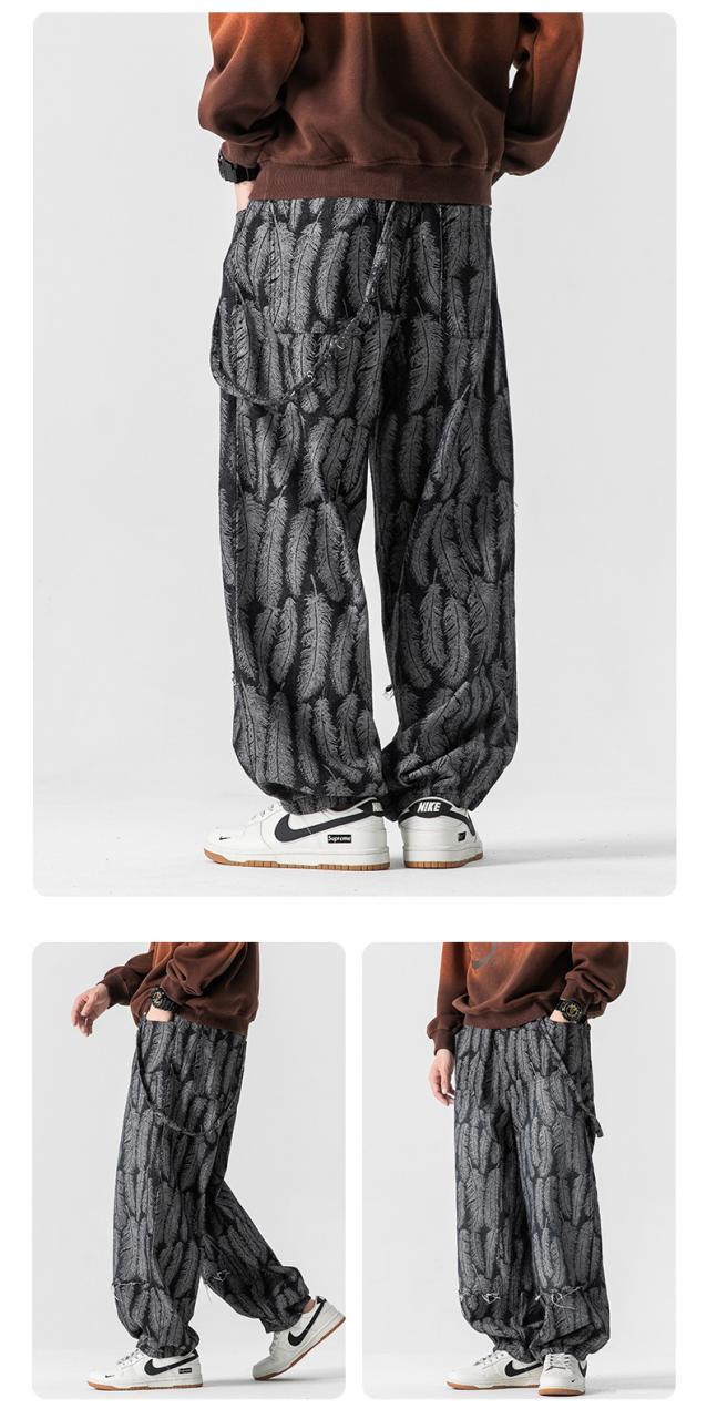 デニム パンツ メンズ 2024秋冬新作 ボトムス ズボン快適な着心地 男女通用 ペアルック / メンズアパレル K938-TFの通販は