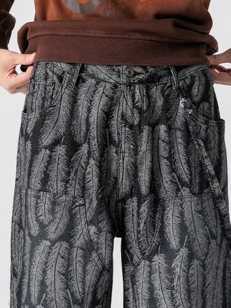 デニム パンツ メンズ 2024秋冬新作 ボトムス ズボン快適な着心地 男女通用 ペアルック / メンズアパレル K938-TFの通販は