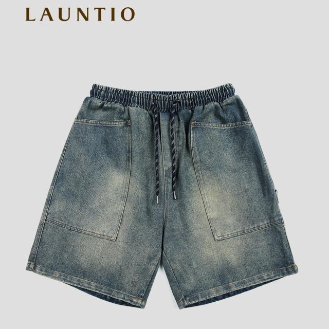 P17095メンズ ショート デニム 2024新作春夏グラデーション ファッション ストレート男女通用 / メンズアパレル ボトムス パンツ TK71D35の通販は