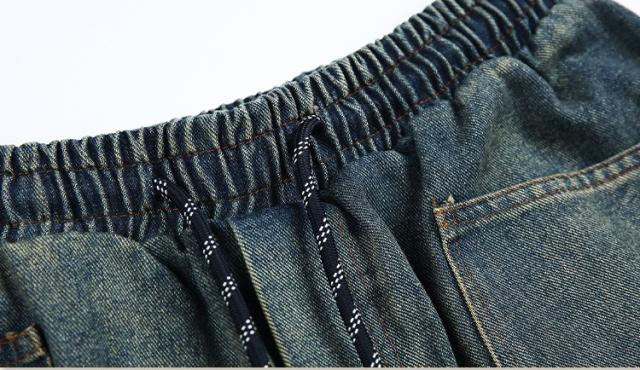 P17095メンズ ショート デニム 2024新作春夏グラデーション ファッション ストレート男女通用 / メンズアパレル ボトムス パンツ TK71D35の通販は