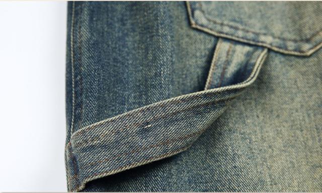 P17095メンズ ショート デニム 2024新作春夏グラデーション ファッション ストレート男女通用 / メンズアパレル ボトムス パンツ TK71D35の通販は