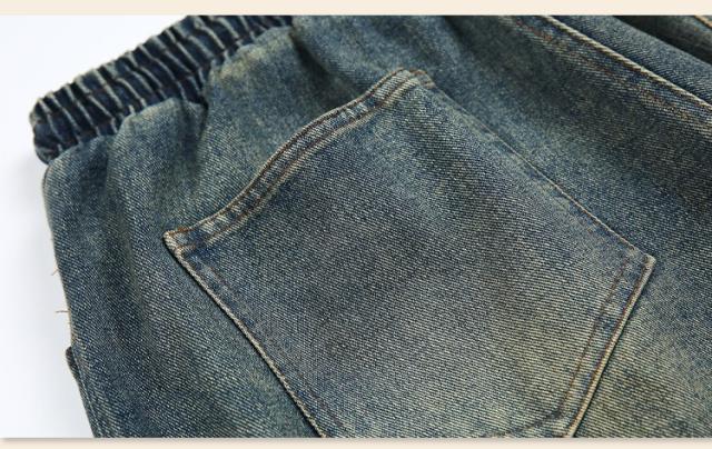 P17095メンズ ショート デニム 2024新作春夏グラデーション ファッション ストレート男女通用 / メンズアパレル ボトムス パンツ TK71D35の通販は