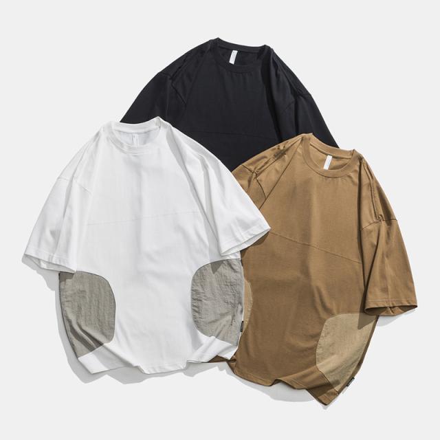P17955メンズ 男 半袖 Tシャツ 男女通用 2024春夏新作 ヴィンテージ カジュアル スプライス / メンズアパレル ファッション W17-CK621の通販は