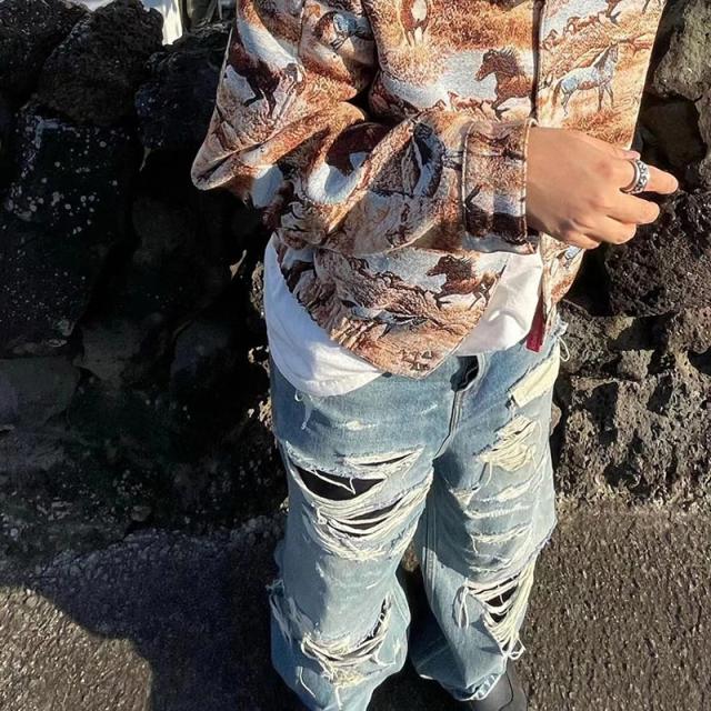 ロングズボン カジュアル ポケット付き 人気新作 素敵 おしゃれ 春秋 メンズ / デニムの通販は 7,926円