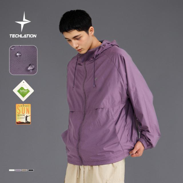 メンズ カジュアル 連帽 トッブス 2024春夏新作 無地 男 日焼け止め服 涼感 アウトドア / メンズアパレル ファッション 6027S24の通販は 7,950円