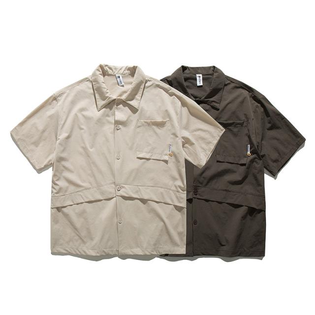 P17618メンズ 2024春夏新作 カジュアル 半袖 ワイシャツトッブス ヴィンテージ 無地カーゴ / メンズアパレル ファッション OT-2402の通販は 7,950円
