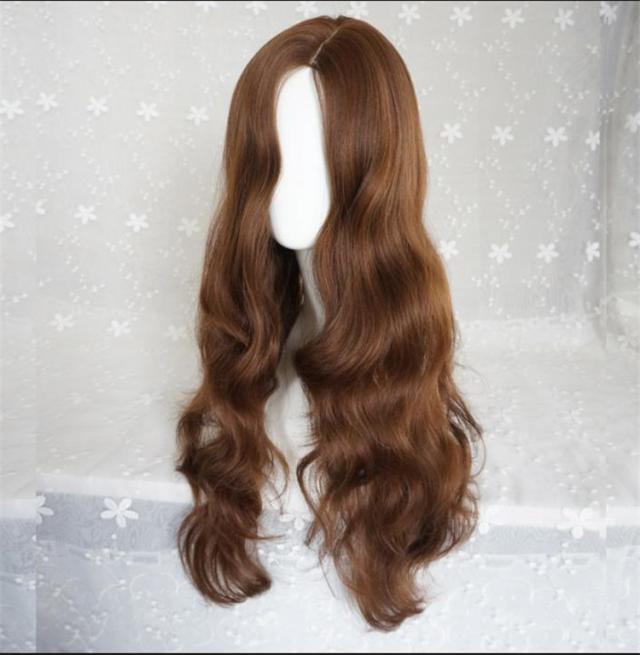 韓国ファッション かつら 丸顔 小分け ロングヘア ふんわり 斜め前髪 リアル ナチュラルの通販はau Pay マーケット Grinfactory Au Pay マーケット店