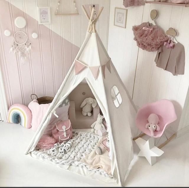特大サイズ キッズテント ティピ / おもちゃ ティピーテント インテリア 子供部屋の通販は
