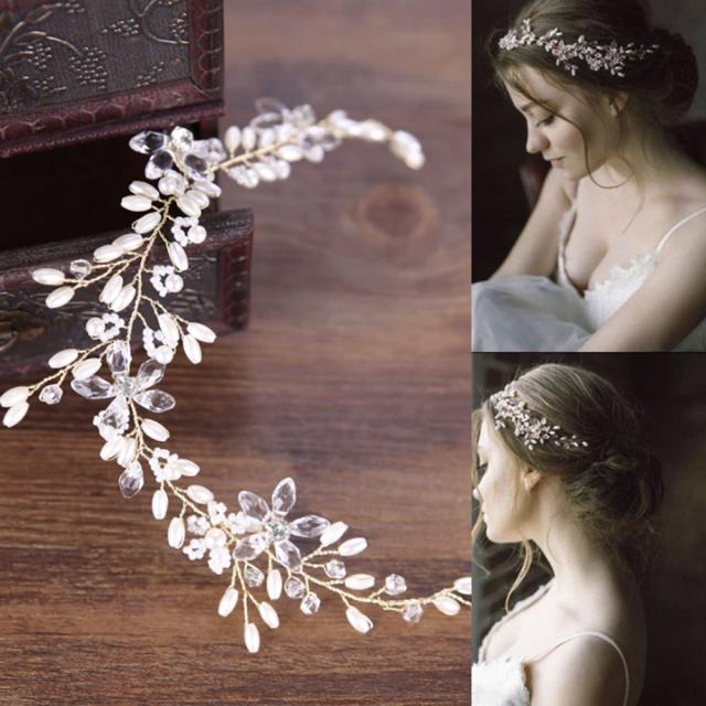 在庫限り ブライダル ヘアアクセサリー 花ジュエリー 結婚式 披露宴 / ヘアーアクセサリー おすすめ 人気の通販は 4,936円