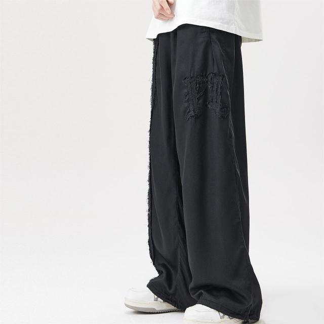 ボトムス カジュアル ストレート カーゴパンツ メンズ男 ズボン 無地 ワイド 2024新作春夏 / メンズアパレル 24SK707の通販は 6,042円