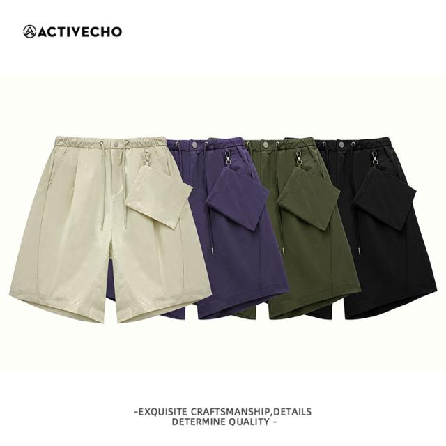 メンズ 男 カジュアル 2024新作春夏 ズボン ボトムズ ショートパンツ ワイド ポケット / メンズアパレル ボトムス ZW0959の通販は 5,284円