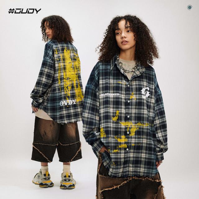 2024秋冬新作 ワイシャツ チェック ヴィンテージ 快適な着心地 長袖 メンズトッブス / メンズアパレル ファッション H159の通販は 7,610円