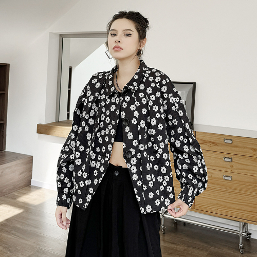 トップス レディース アウター 2024秋新作 ジャケット 日系 プリント / コート 86103#の通販は 9,640円