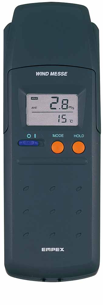 日本製 風速計 ウインドメッセ デジタル電子風速計 ソフトケース付の通販は