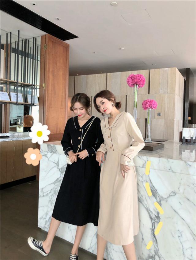 フレンチ ファッション 大きい 太いお姉さん 長袖 レトロ ワンピース ハイウエストの通販はau Pay マーケット Grinfactory Au Pay マーケット店