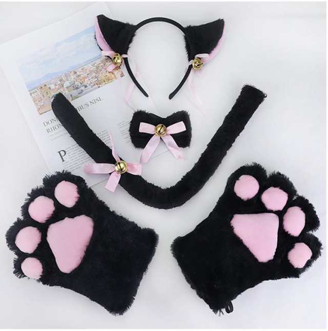 猫5点セット 肉球グローブ ふわふわ コスプレ小物 9058 || ハロウィン コスチューム コスプレ衣装 女子制服 バニーガールの通販はau PAY マーケット - ロシナンテ!オンライン 猫5点セット 肉球グローブ ふわふわ コスプレ小物 9058 || ハロウィン コスチューム コスプレ衣装 女子制服 バニーガールの通販はau PAY マーケット - ロシナンテ!オンライン