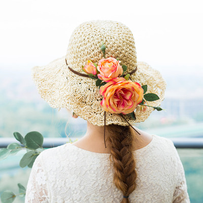 花 麦わら帽子 サンハット ビーチハット フィッシャーマンハット デザインセンスの通販はau Pay マーケット Grinfactory Au Pay マーケット店