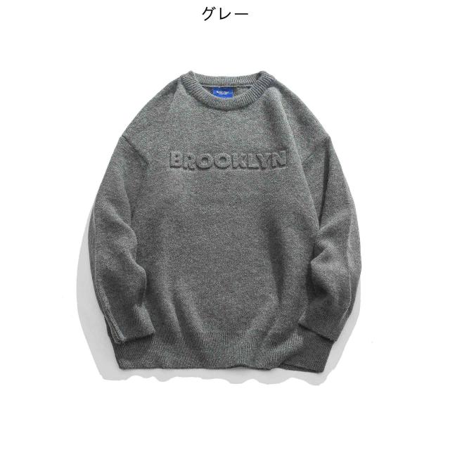 上着 ニットセーター 快適 保温Tシャツ カップル 英字柄 トップス 秋冬 / メンズ 長袖トップス ストリート 新作の通販は 上着 ニットセーター 快適 保温Tシャツ カップル 英字柄 トップス 秋冬 / メンズ 長袖トップス ストリート 新作の通販は