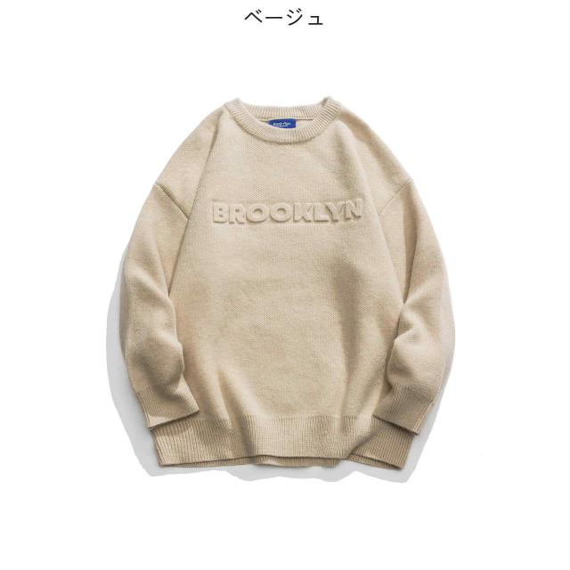 上着 ニットセーター 快適 保温Tシャツ カップル 英字柄 トップス 秋冬 / メンズ 長袖トップス ストリート 新作の通販は 上着 ニットセーター 快適 保温Tシャツ カップル 英字柄 トップス 秋冬 / メンズ 長袖トップス ストリート 新作の通販は