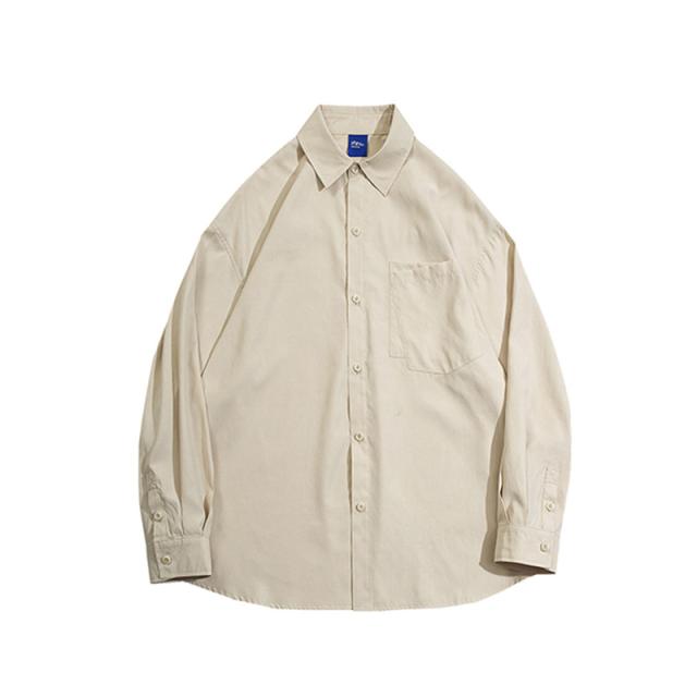 P17101メンズ ワイシャツ 長袖トッブス 2024春夏新作 無地カジュアル ダブルカラー ヴィンテージ / メンズアパレル ファッション NXA007-C3182の通販は