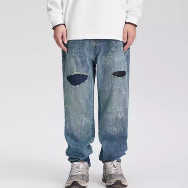 デニム ボトムス ズボン パンツ ストレート メンズ 2024秋冬新作 ワイド 快適な着心地 / メンズアパレル PL912-PLの通販は