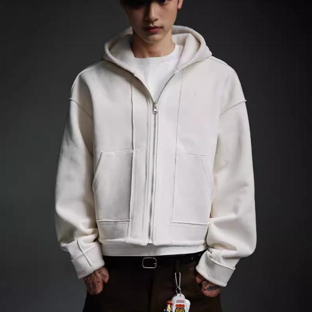 アウター 保温 ジャケットトップス 男女通用 2024冬新作 メンズ パーカー コート / ブラウス RW132-B409-2の通販は