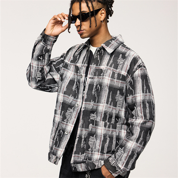 メンズ アウター ワイシャツチェック保温 長袖 カジュアル 2024秋冬新作 / メンズアパレル ファッション 7078W24の通販は